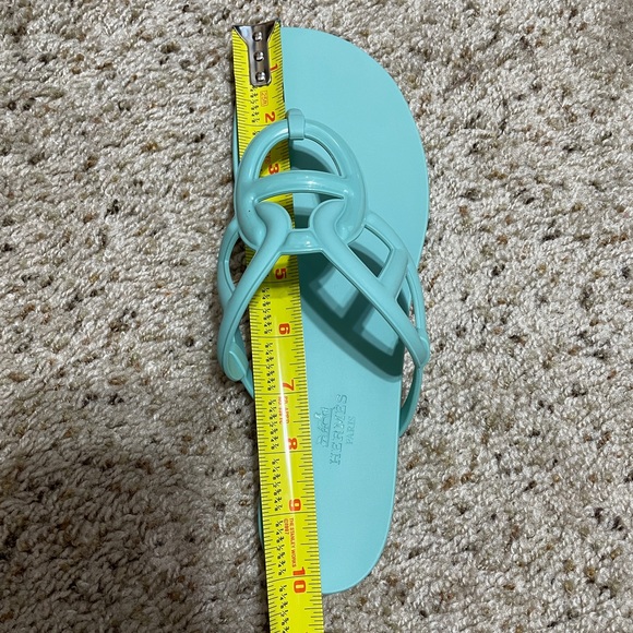 Brand new Hermes Egerie Sandals color Vert Embrun size EU 40 - Picture 6 of 6